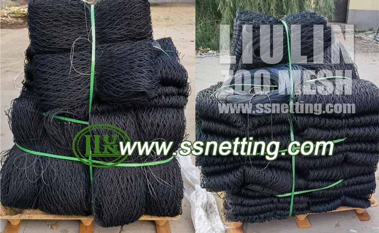 Woven Mesh with Black Oxide Finished Order Delivery