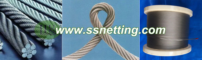 wire rope netting mesh, wire cable mesh